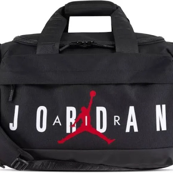 Jordan Black and Red Duffel Bag - Picture 3 of 14